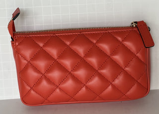 Versace Gold Medusa Head Quilted Leather Red Shoulder Bag 1019223 NWOT $925
