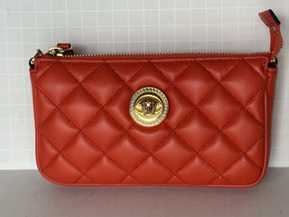 Versace Gold Medusa Head Quilted Leather Red Shoulder Bag 1019223 NWOT $925