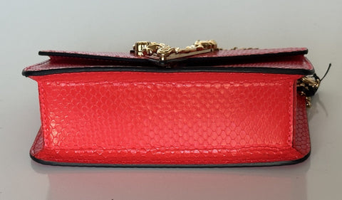 Versace Virtus Calf Leather Red Mini Shoulder Bag 1013356 IT NWT $1350