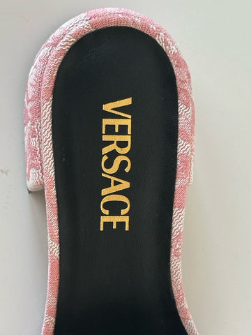 VERSACE Women's Medusa Head Baby Pink Sandals 10 US (40 Euro) 1014748 Spain NIB