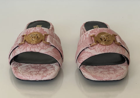 VERSACE Women's Medusa Head Baby Pink Sandals 10 US (40 Euro) 1014748 Spain NIB