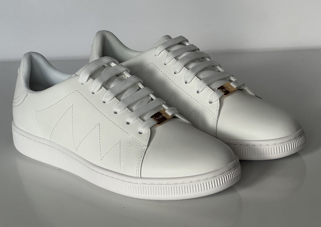 Versace Medusa Men's White Leather Sneakers 10 US (43 Euro) 1016936 NIB