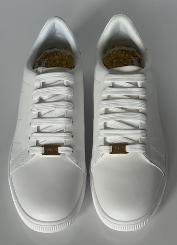 Versace Medusa Men's White Leather Sneakers 10 US (43 Euro) 1016936 NIB