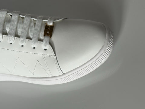 Versace Medusa Men's White Leather Sneakers 13 US (46 Euro) 1016936 NIB