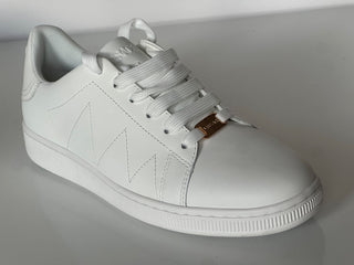 Versace Medusa Women's White Leather Sneakers 10 US (40 Euro) 1016935 NIB