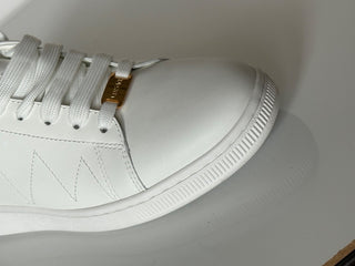 Versace Medusa Women's White Leather Sneakers 10 US (40 Euro) 1016935 NIB