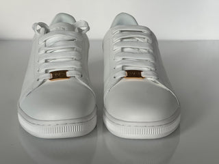 Versace Medusa Women's White Leather Sneakers 10 US (40 Euro) 1016935 NIB