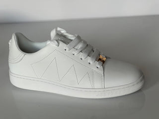 Versace Medusa Women's White Leather Sneakers 11 US (41 Euro) 1016935 NIB