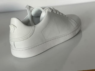 Versace Medusa Women's White Leather Sneakers 11 US (41 Euro) 1016935 NIB