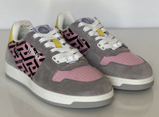 Versace Greca Women’s Medusa Pink/Yellow/Gray Sneakers 7 US (37) 1014316 NIB