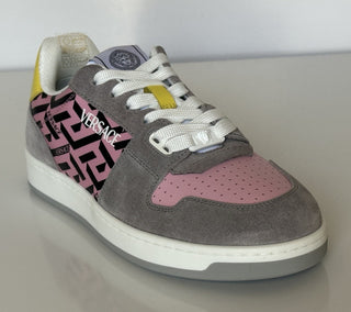 Versace Greca Women’s Medusa Pink/Yellow/Gray Sneakers 7 US (37) 1014316 NIB