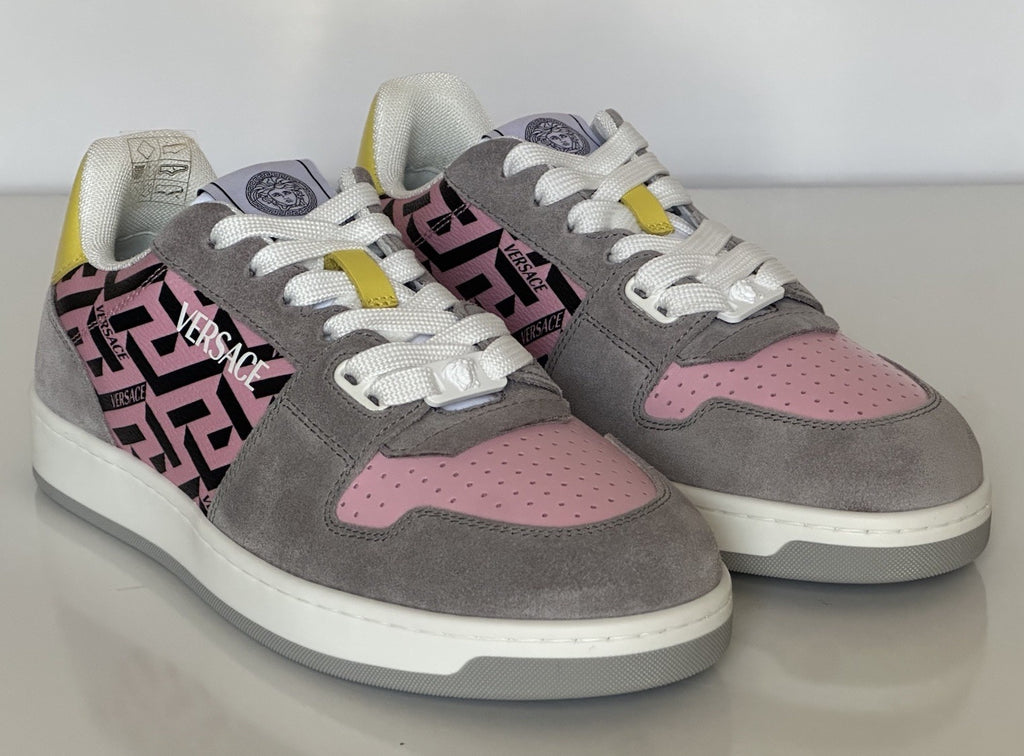 Versace Greca Women’s Medusa Pink/Yellow/Gray Sneakers 8 US (38) 1014316 NIB