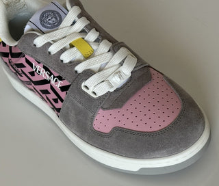 Versace Greca Women’s Medusa Pink/Yellow/Gray Sneakers 9.5 US (39.5) 1014316 NIB