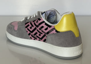 Versace Greca Women’s Medusa Pink/Yellow/Gray Sneakers 8.5 US (38.5) 1014316 NIB