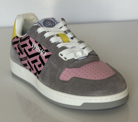 Versace Greca Womens Medusa Pink/Yellow/Gray Sneakers 10.5 US (40.5) 1014316 NIB