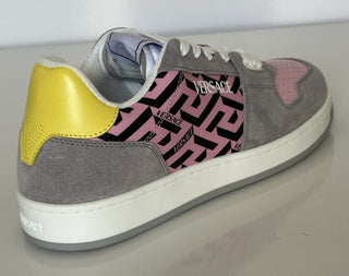 Versace Greca Womens Medusa Pink/Yellow/Gray Sneakers 10.5 US (40.5) 1014316 NIB