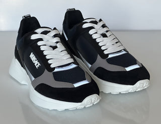 Versace Medusa Men’s Dark Blue/Gray Sneakers 6.5 US (39.5) 1011942 IT NIB $850
