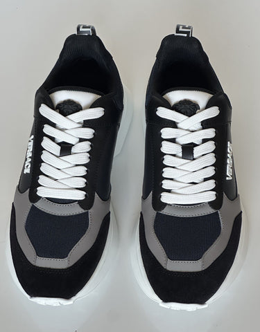 Versace Medusa Men’s Dark Blue/Gray Sneakers 6.5 US (39.5) 1011942 IT NIB $850