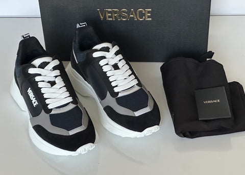 Versace Medusa Men’s Dark Blue/Gray Sneakers 6.5 US (39.5) 1011942 IT NIB $850