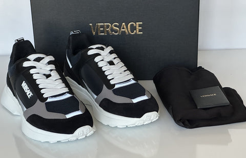 Versace Medusa Men’s Dark Blue/Gray Sneakers 6.5 US (39.5) 1011942 IT NIB $850