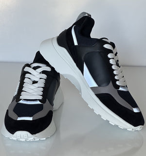 Versace Medusa Men’s Dark Blue/Gray Sneakers 6.5 US (39.5) 1011942 IT NIB $850
