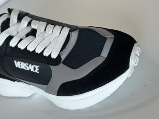 Versace Medusa Men’s Dark Blue/Gray Sneakers 9 US (42) 1011942 IT NIB $850