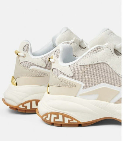 Versace Mercury Women’s White/Beige Sneakers 9 US (39 Euro) 1016318 NIB $890