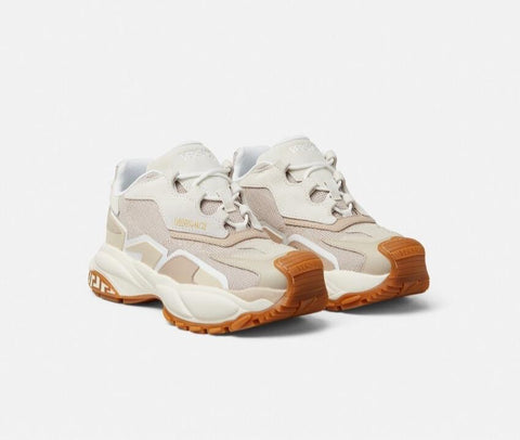 Versace Mercury Women’s White/Beige Sneakers 9 US (39 Euro) 1016318 NIB $890