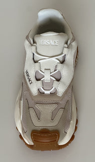 Versace Mercury Women’s White/Beige Sneakers 10 US (40 Euro) 1016318 NIB $890