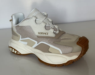Versace Mercury Women’s White/Beige Sneakers 10 US (40 Euro) 1016318 NIB $890
