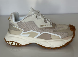 Versace Mercury Women’s White/Beige Sneakers 10 US (40 Euro) 1016318 NIB $890