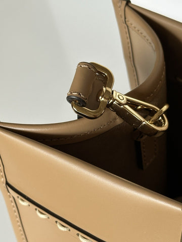 Fendi Roma Calf Leather Sunshine Medium Brown Shopping Bag 8BH386 IT NWT $3290