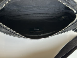 Fendi FF Logo Calf Leather Camera Case Shoulder Bag Black 7VA607 IT NWT $2100
