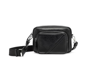 Fendi FF Logo Calf Leather Camera Case Shoulder Bag Black 7VA607 IT NWT $2100