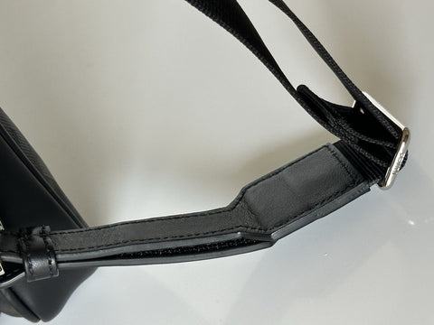 Fendi FF Logo Calf Leather Camera Case Shoulder Bag Black 7VA607 IT NWT $2100