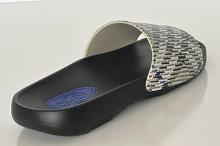Burberry Dive Lichen IP Check Slide Sandals 8 US (41 Euro) 8102419 IT NIB $390