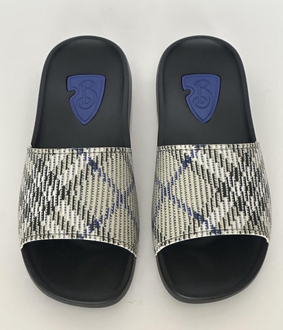 Burberry Dive Lichen IP Check Slide Sandals 8 US (41 Euro) 8102419 IT NIB $390