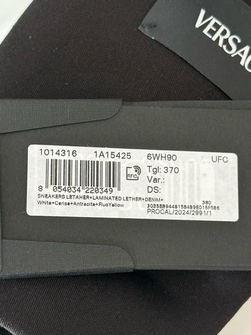 Versace Women’s Medusa Multicolor Sneakers 7 US (37 Euro) Italy 1014316 NIB