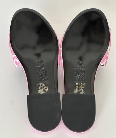 VERSACE Gold Medusa Women's Rose/White Sandals 5.5 US (35.5) 1019229 Spain NIB