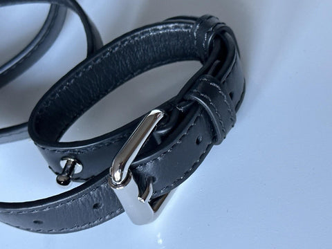 Versace Silver Medusa Head Calf Leather Medium Black Hobo Bag 1007679 NWOT $2325