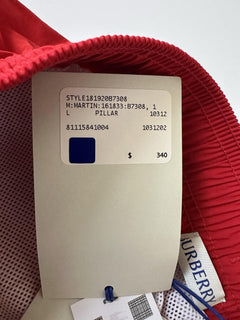 Burberry Men's Martin Red Boxer Swim Shorts Large 81115841004 NWT $340