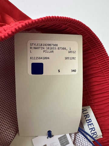 Burberry Men's Martin Red Boxer Swim Shorts Large 81115841004 NWT $340