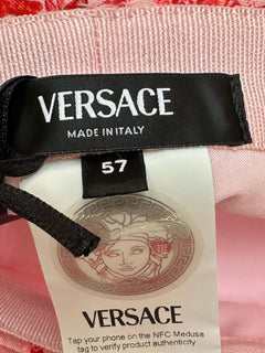 Versace Nylon Twill Barocco Sea Bucket Hat (57 cm) 1012790 Italy NWT $575