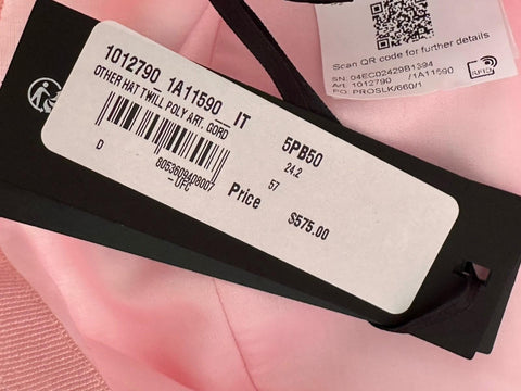 Versace Nylon Twill Barocco Sea Bucket Hat (57 cm) 1012790 Italy NWT $575