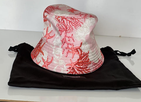 Versace Nylon Twill Barocco Sea Bucket Hat (57 cm) 1012790 Italy NWT $575