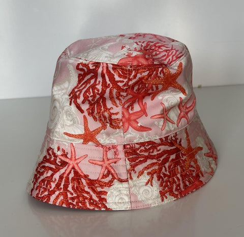Versace Nylon Twill Barocco Sea Bucket Hat (57 cm) 1012790 Italy NWT $575