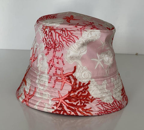 Versace Nylon Twill Barocco Sea Bucket Hat (57 cm) 1012790 Italy NWT $575