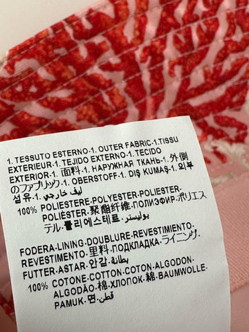 Versace Nylon Twill Barocco Sea Bucket Hat (57 cm) 1012790 Italy NWT $575