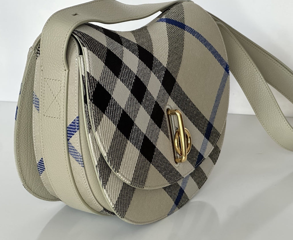 Burberry Medium Rocking Horse Bag Beige Made in Italy 80859351 NWOT