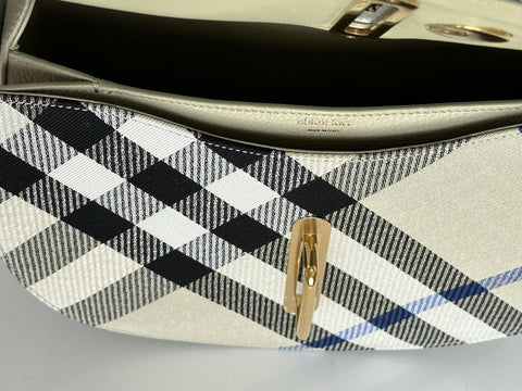 Burberry Medium Rocking Horse Bag Beige Made in Italy 80859351 NWOT